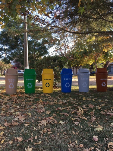 Imagen 5 de 7 de Contenedor Para Reciclaje 36 Litros