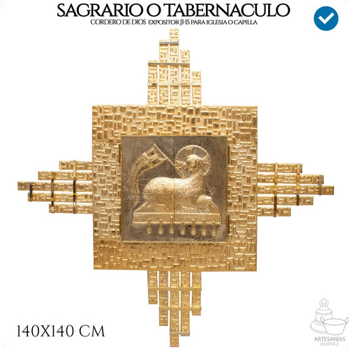 Sagrario Con Expositor De Santisimo Liturgico Caja 40x40