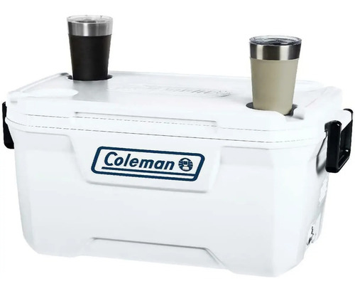 Conservadora Coleman Wichita 66l Blanco Con Portavasos Febo