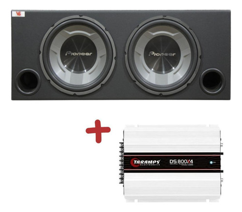 Caixa 12 Polegadas 2 Pioneer Ts-w3060br + Módulos Taramps