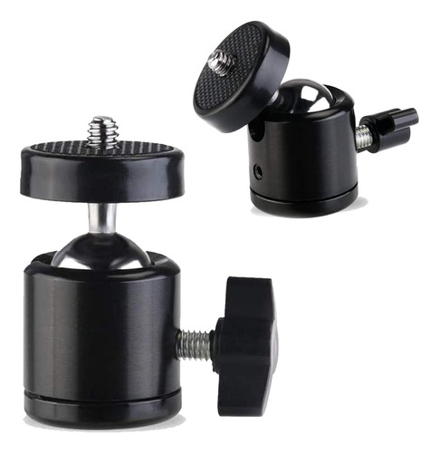 Universal 1/4  Swivel Mini Ball Head Screw TriPod Mount Pack