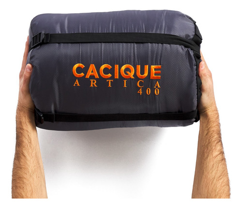 Imagen 5 de 10 de Bolsa De Dormir Cacique Artica 400 Poliester - Extrema -12°c