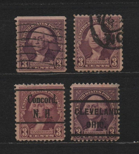 Selos Dos Estados Unidos,selos Washington,3c 1932,y 313,u