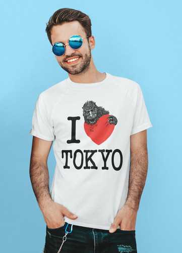 Camisetas I Love Tokyo Godzilla