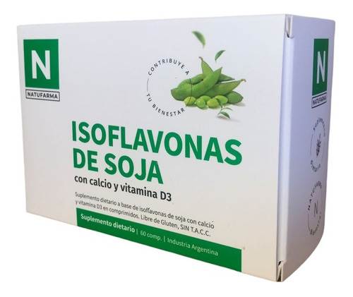 Natufarma Isoflovonas De Soja X 60 Comprimidos