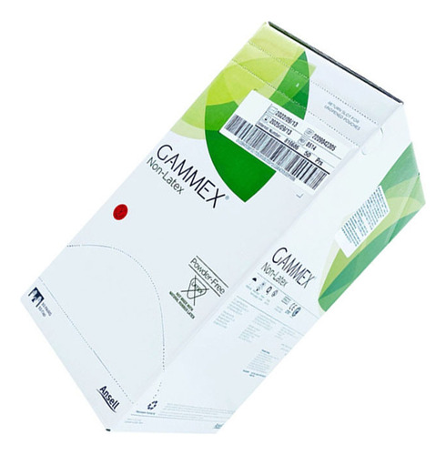 Guante Neopreno Libre Latex Esteril Talla 8 Pack C/5 Color Verde Con Polvo No Unidades Por Envase 5