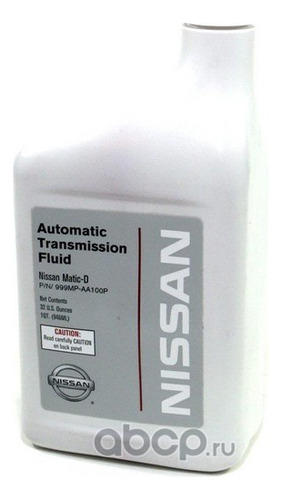 Para Trasmisión:  Nissan Genuine Oem Matic-d Líquido De Tran
