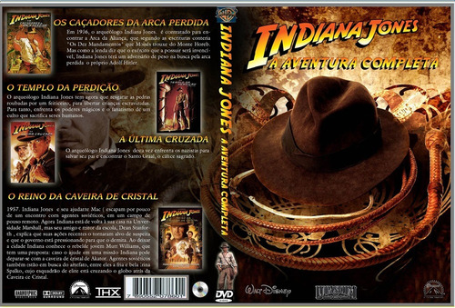 Dvd Box Coleção Piratas Do Caribe - Indiana Jones - (9dvds)