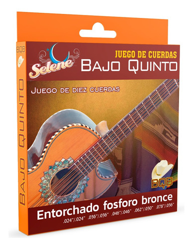 Cuerdas Selene Bajoquinto Bqb Fosforo Bronce