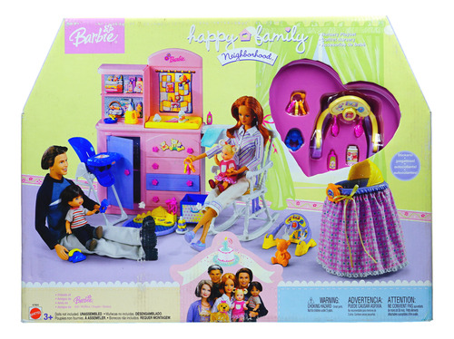 Barbie Happy Family Neighborhood Nursery Playset