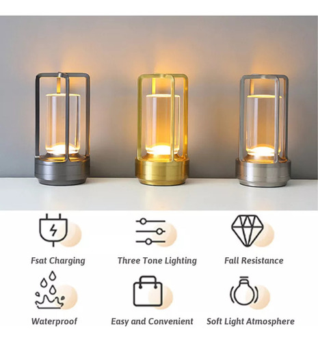 Una Lámpara De Mesa De Estilo Moderno, Pequeña Luz Nocturna,