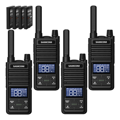 Samcom Gmrs Walkie Talkies Para Adultos, Radios Bidirecciona