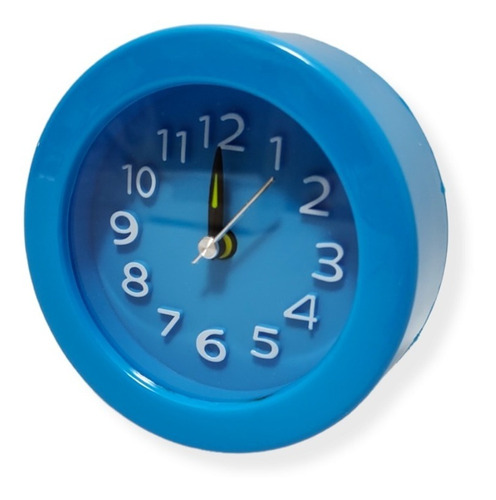 Reloj Despertador Plástico Circular Analógico Decorativo