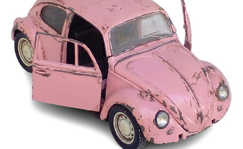 Antiguo Volkswagen Escarabajo Fusca 1967 A Escala En Metal