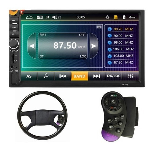 Reproductor Mp5 Player Usb / Tf / Tuner / Aux / Bt 7 Pulgada