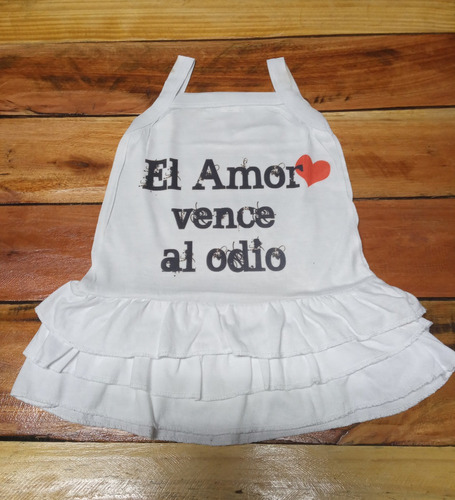 Imagen 1 de 7 de Vestidos Para Bebés Y Niñas Kirchneristas Peronistas