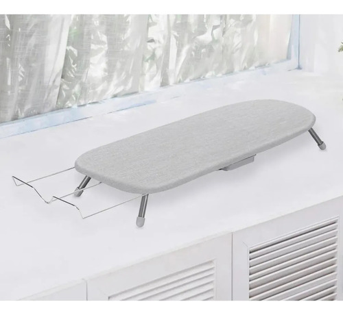 Mesa De Passar Portátil Handy Members Mark - Cinza Escuro Lisa