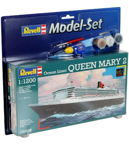 Model-set Ocean Liner Queen Mary 2 - 1/1200 - Revell 65808