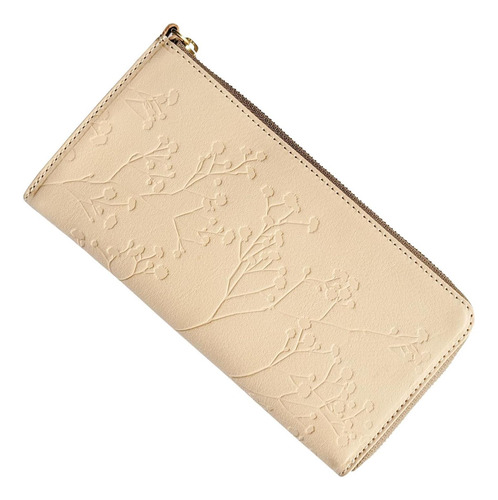 Shiroshika Ssa04 Cartera Larga De Cuero Para Mujer Cartera L