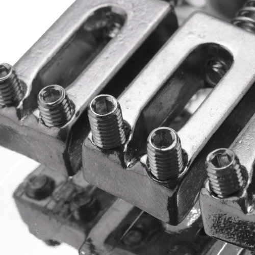 6 Piezas De Guitarra: Adjusta-fs De Cola Dura Cromada De 3 C