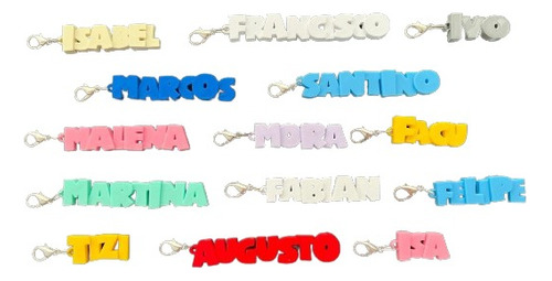 Llavero Llave Nombre Personalizado 3d Souvenirs Cumple X 50u