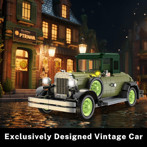 Jmbricklayer Set De Construcción De Coches Vintage Con