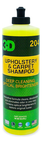 3d Upholstery Carpet Shampoo Vestidura Alfombra Sala 473ml