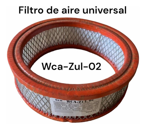 Filtro De Aire Universal Wca Zul 02