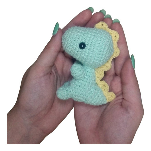 Dino Bebé - Muñeco Tejido - Amigurumi Tejido A Crochet