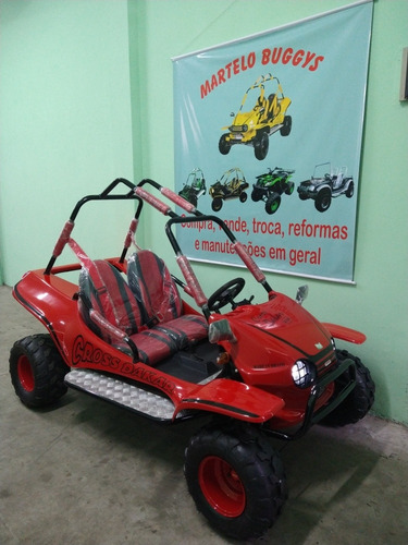 Míni Buggy Cross Dakar Vermelho Completo Top De Linha !