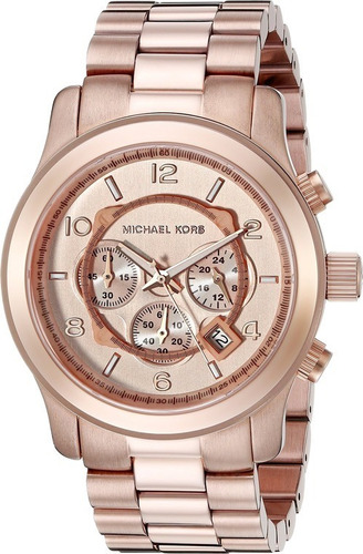 Relógio Michael Kors Mk8096 Oversized Original Rose