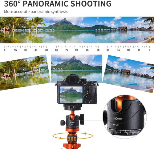 Trípode K&f Concept, Para Cámara Dslr, Profesional