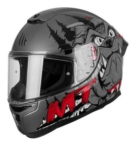 Casco Moto Mt Stinger Hummer Neron A5 - En Teo Motos 