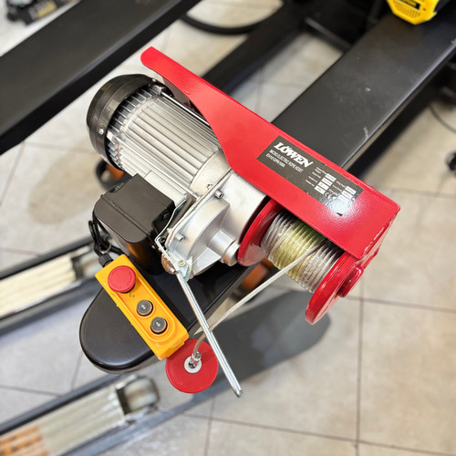Aparejo Electrico 500/1000kg 6/12m Reforzado 1600w Lowen