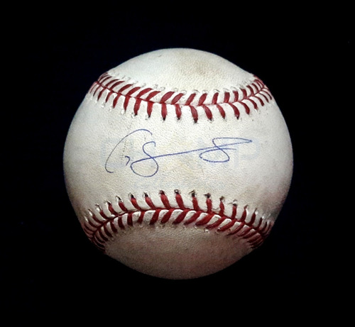 Pelota Autografiada Gary Sanchez Yankees Twins Game Used Mlb