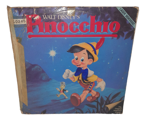 Walt Disney Pinocchio Pinocho Laserdisc Pelicula