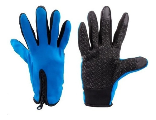 Guantes Moto Invierno S-12 Tactil Termicos Impermeables Mav Talle Xl