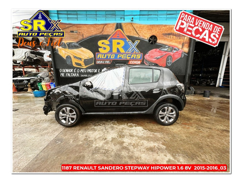 Sucata Para Retirada De Peças Renault Sandero Stepway 15/16