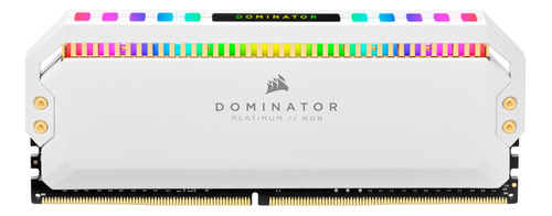 Memoria RAM Dominator Platinum RGB color blanco 16GB 2 Corsair CMT16GX4M2C3200C16