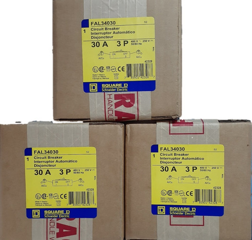 Interruptor Termomagnetico 3 Polos 40amp 440v