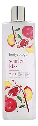 Jabón/shampo De Baño Corporal Bodycology 2 En 1 Scarlet Kiss