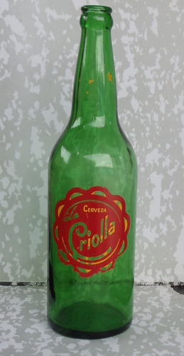 Imagen 1 de 5 de La Criolla Años 50s  De .660 L. Botella Antigua De Coleccion