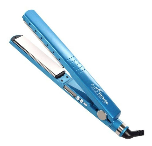 Chapinha de cabelo Aliss Titânio 1 1/4” azul 110V