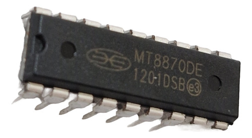 Circuito Integrado Decoder Receiver Dtmf Mt8870 Mt 8870 De