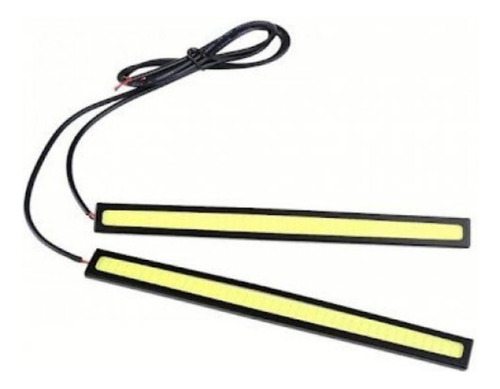 Tira Barra Luz Led Alto Brillo Neblineros Adhesivo Auto X2 