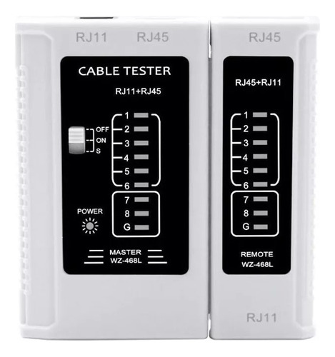 Lan Tester Probador Para Cables Utp De Red Rj45 Y Rj11