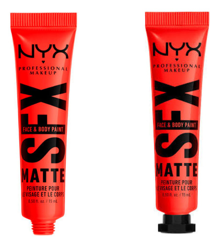 Pintura Facial Y Corporal Sfx Paint Matte Tono Fired Up