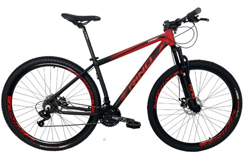 Mountain Bike Aro 29 Rino Ev. Cabo Interno + Descanso Roler Cor Vermelho Tamanho do quadro 17