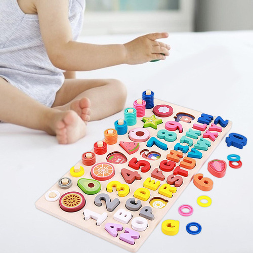 Tabla De Números Montessori De Madera Ayuda Didáctica Para