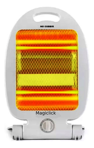 Estufa De Cuarzo Infrarrojo Magiclick 400/800 Watts Gris